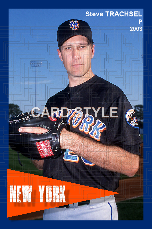Steve Trachsel - 2002 New York Mets - choose a size & style