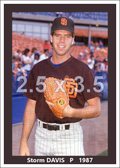 Storm Davis - 1987 San Diego Padres - choose a size & style