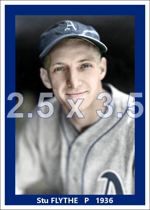 Stu Flythe - 1936 Philadelphia Athletics - choose a size & style