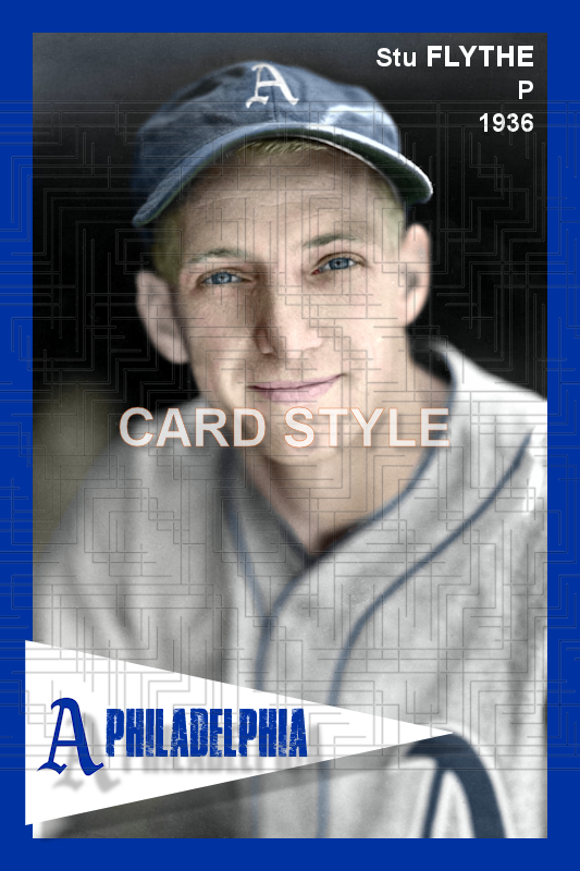 Stu Flythe - 1936 Philadelphia Athletics - choose a size & style
