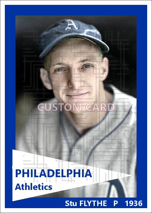 Stu Flythe - 1936 Philadelphia Athletics - choose a size & style