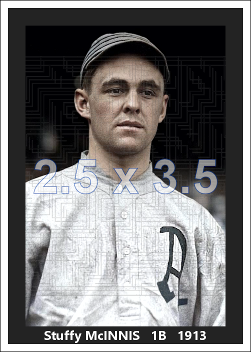Stuffy McInnis - 1913 Philadelphia Athletics - choose a size & style