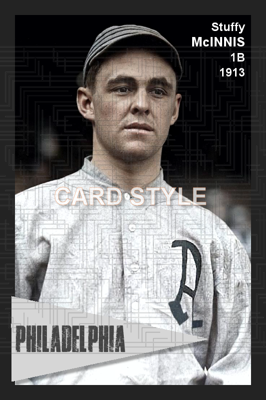 Stuffy McInnis - 1913 Philadelphia Athletics - choose a size & style