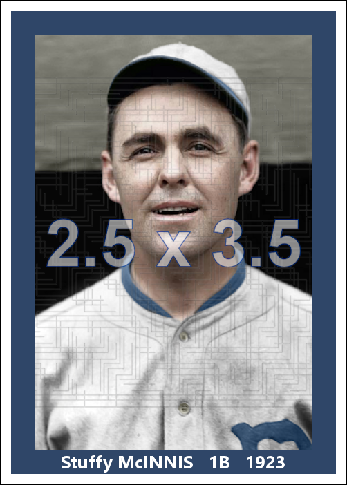 Stuffy McInnis - 1923 Boston Braves - choose a size & style