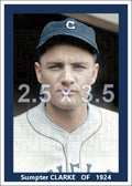 Sumpter Clarke - 1924 Cleveland Indians - choose a size & style