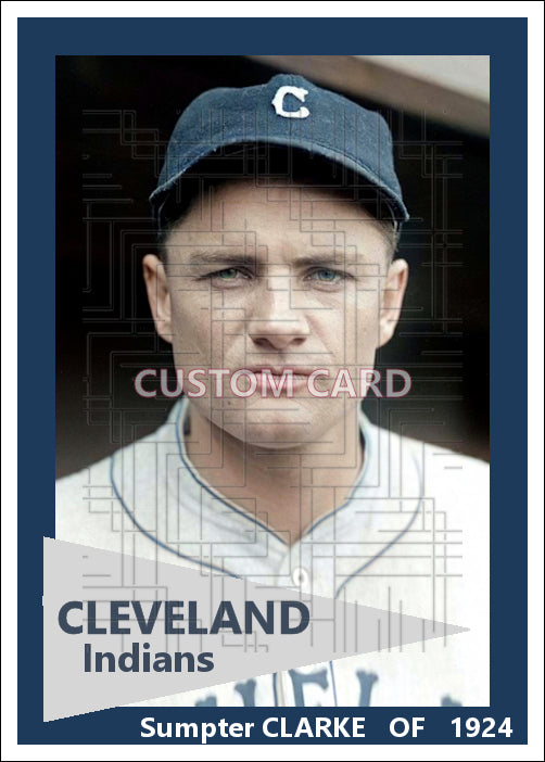Sumpter Clarke - 1924 Cleveland Indians - choose a size & style
