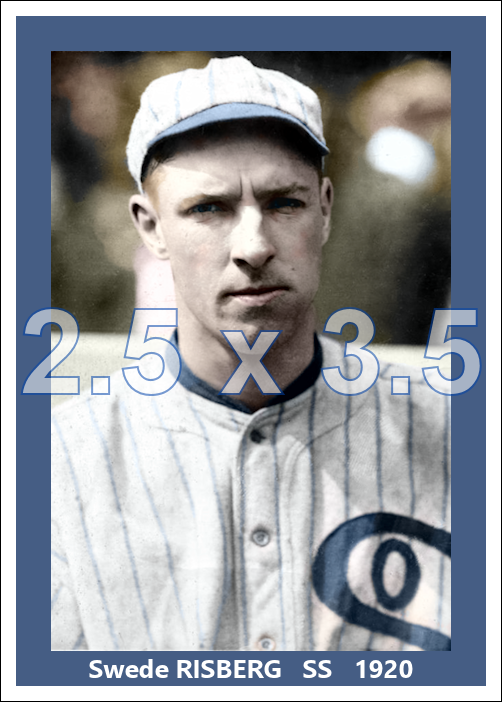 Swede Risberg - 1920 Chicago White Sox - choose a size & style