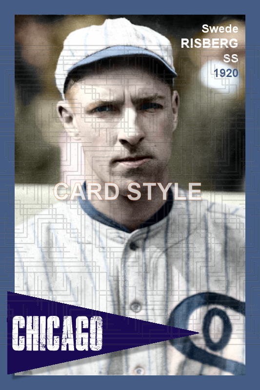 Swede Risberg - 1920 Chicago White Sox - choose a size & style
