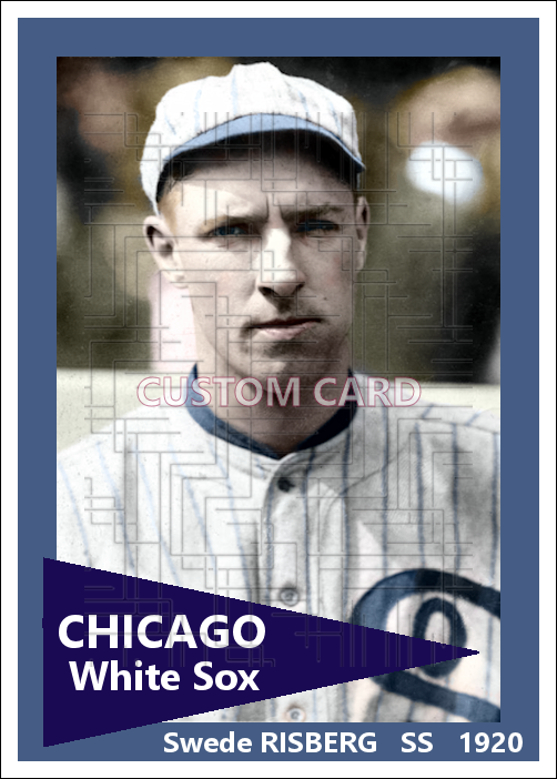 Swede Risberg - 1920 Chicago White Sox - choose a size & style