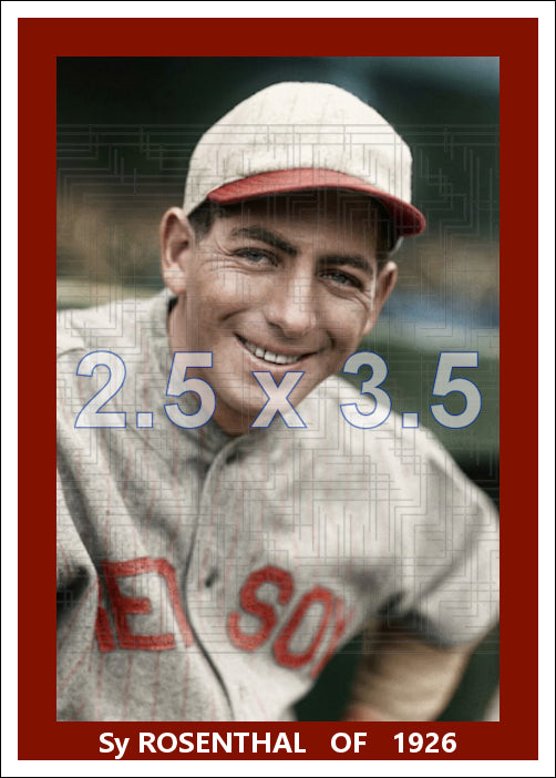 Sy Rosenthal - 1926 Boston Red Sox - choose a size & style