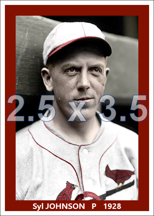 Syl Johnson - 1928 St. Louis Cardinals - choose a size & style