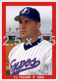 T.J. Tucker - 2003 Montreal Expos - choose a size & style