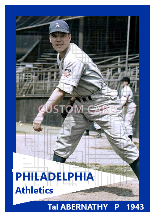 Tal Abernathy - 1943 Philadelphia Athletics - choose a size & style