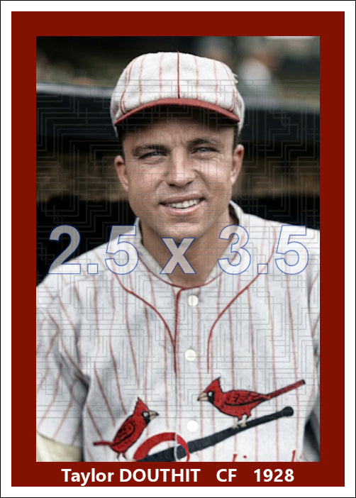 Taylor Douthit - 1928 St. Louis Cardinals - choose a size & style