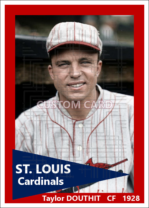 Taylor Douthit - 1928 St. Louis Cardinals - choose a size & style
