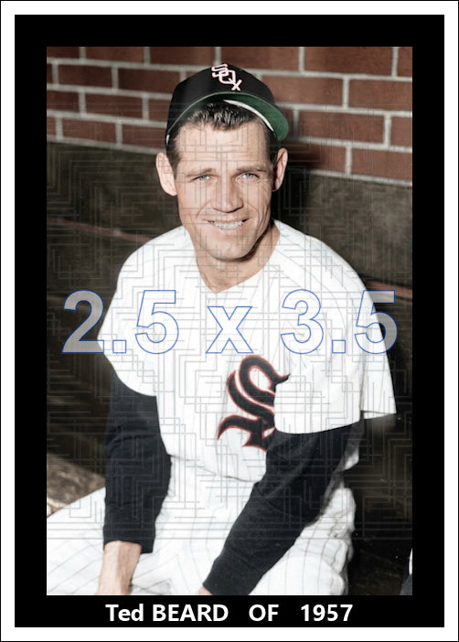 Ted Beard - 1957 Chicago White Sox - choose a size & style