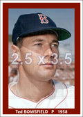 Ted Bowsfield - 1958 Boston Red Sox - choose a size & style