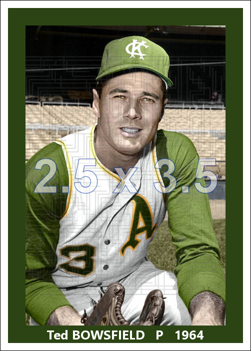 Ted Bowsfield - 1964 Kansas City Athletics - choose a size & style