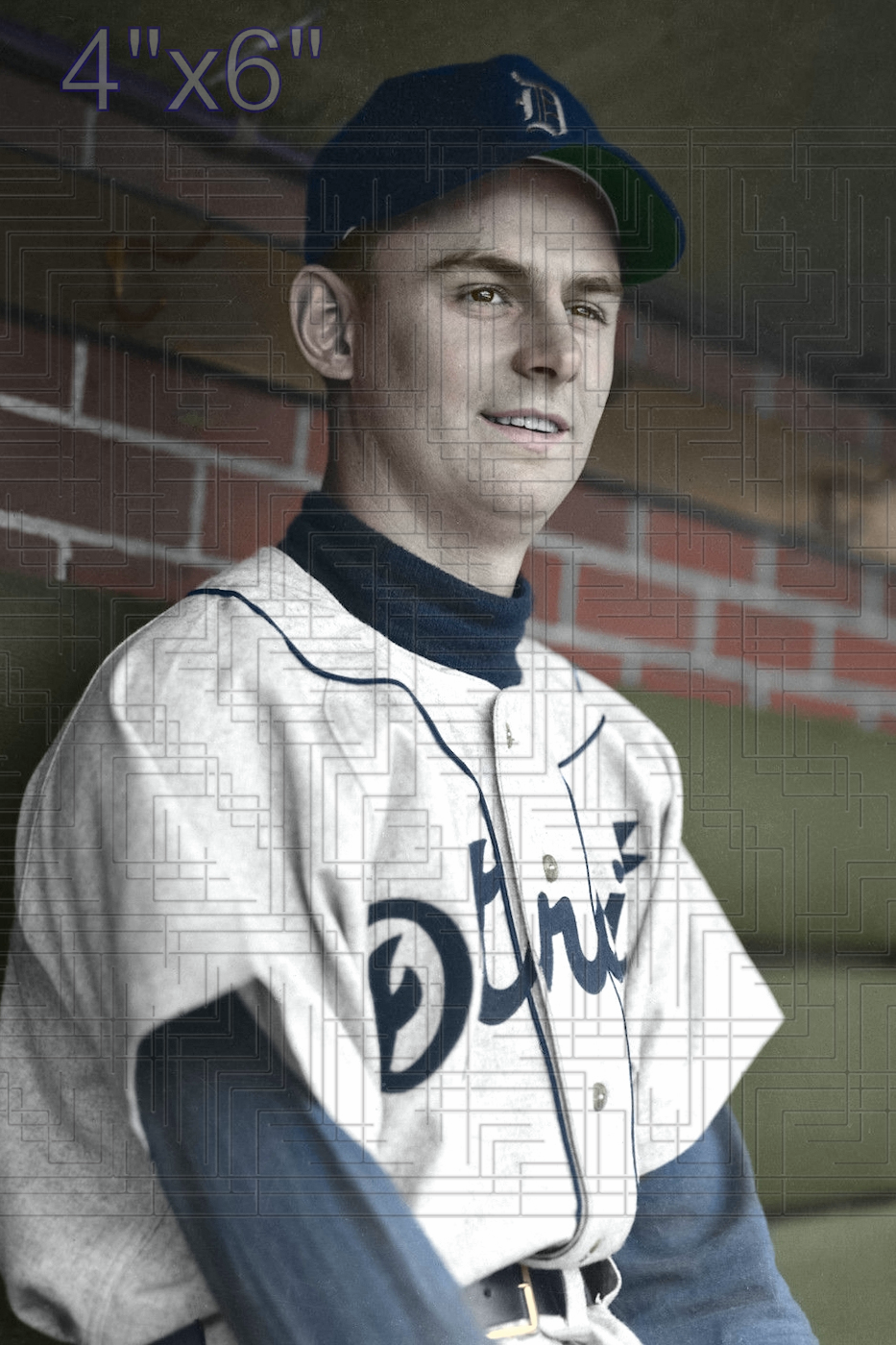 Ted Gray - 1946 Detroit Tigers - choose a size & style