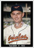 Ted Gray - 1955 Baltimore Orioles - choose a size & style