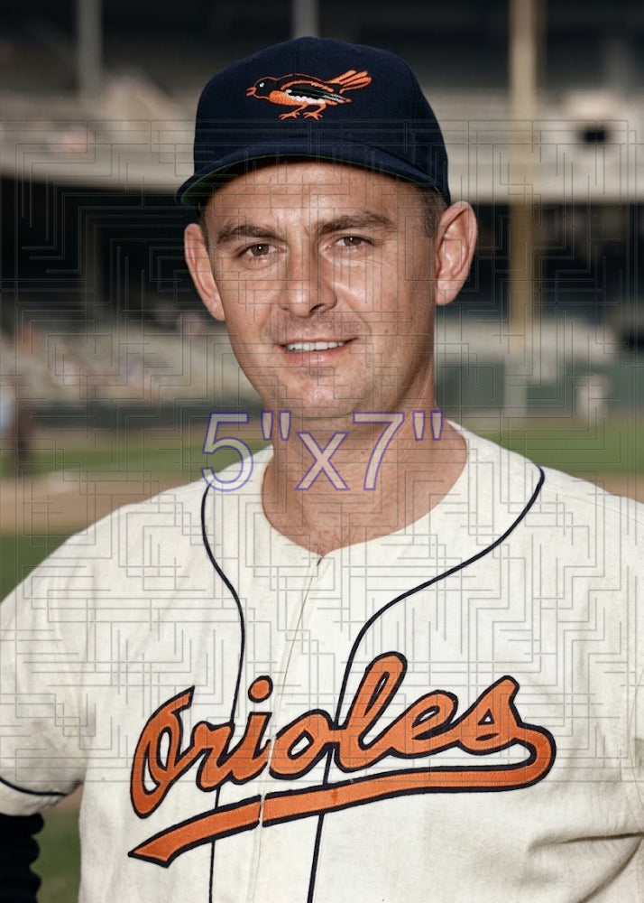 Ted Gray - 1955 Baltimore Orioles - choose a size & style