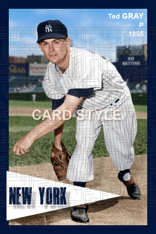 Ted Gray - 1955 New York Yankees - choose a size & style