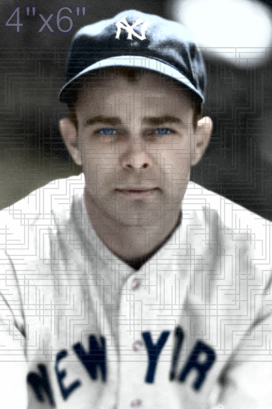 Ted Kleinhans - 1936 New York Yankees - choose a size & style