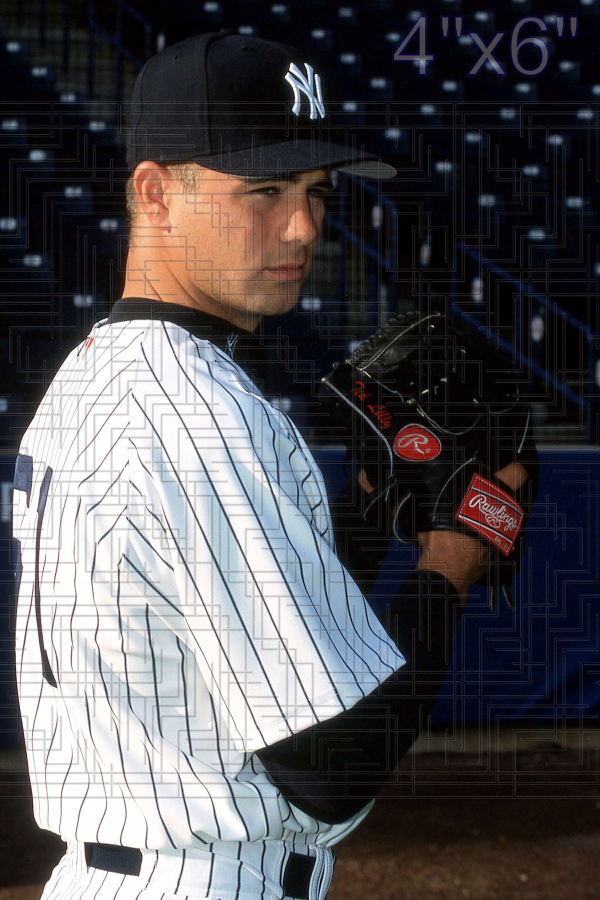 Ted Lilly - 2002 New York Yankees - pose A - choose a size & style