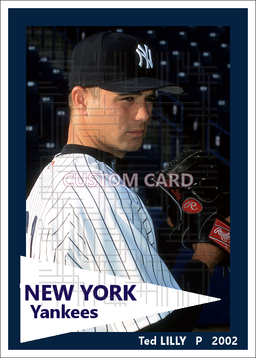 Ted Lilly - 2002 New York Yankees - pose A - choose a size & style