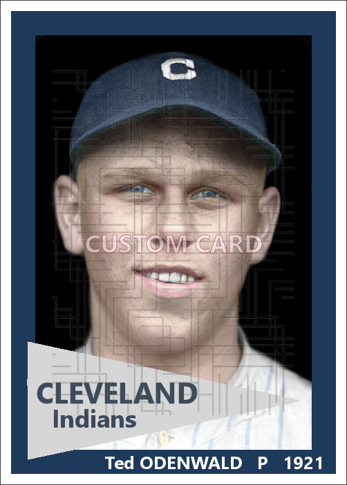 Ted Odenwald - 1921 Cleveland Indians - choose a size & style