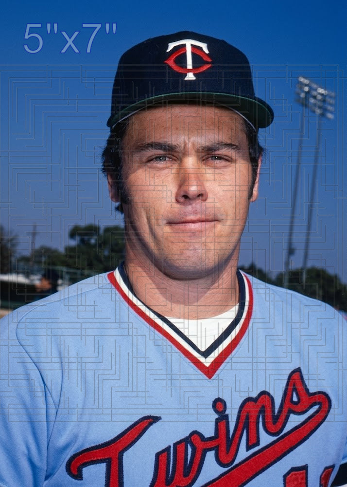 Terry Bulling - 1977 Minnesota Twins - choose a size & style