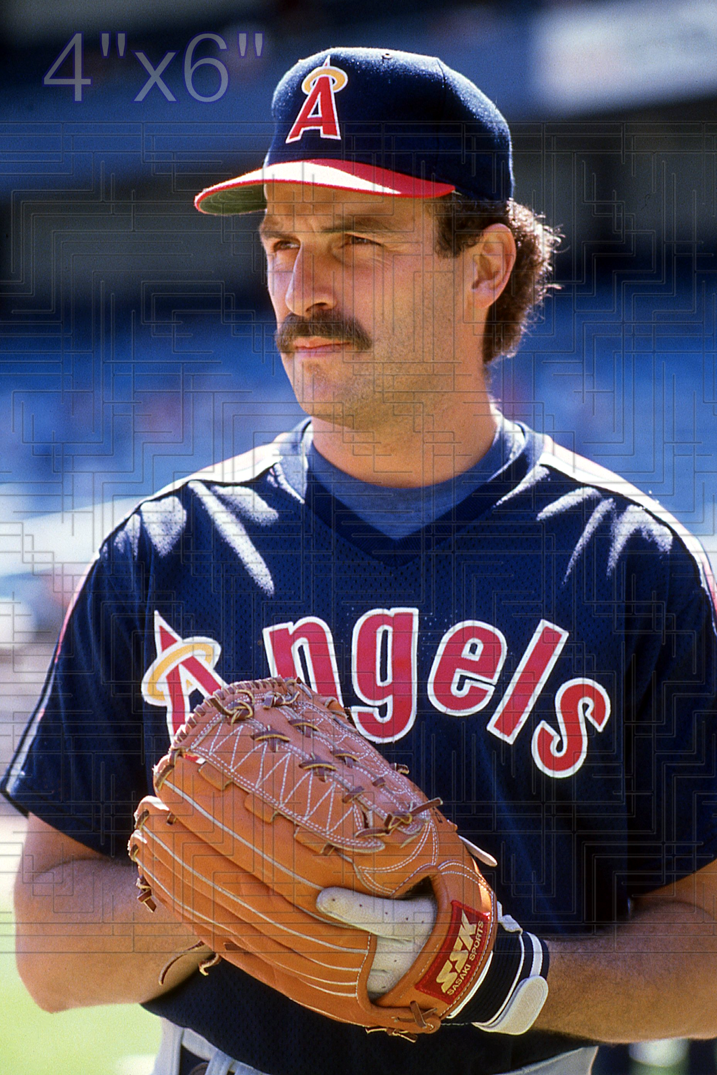 Terry Clark - 1988 California Angels - choose a size & style
