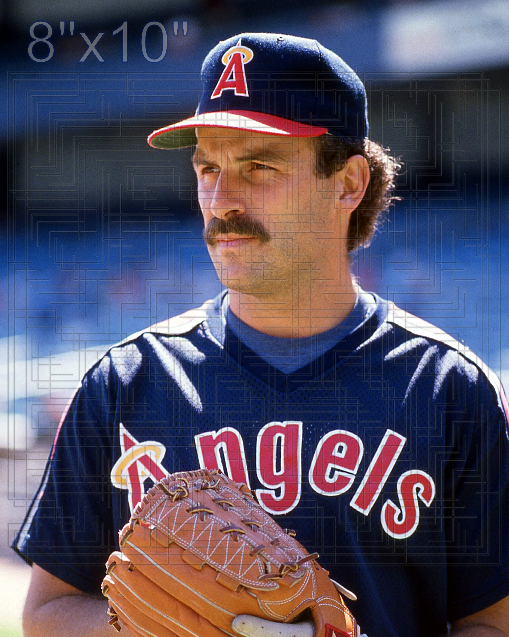 Terry Clark - 1988 California Angels - choose a size & style