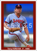 Terry Forster - 1986 California Angels - choose a size & style
