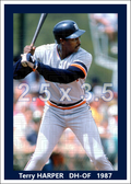 Terry Harper - 1987 Detroit Tigers - choose a size & style
