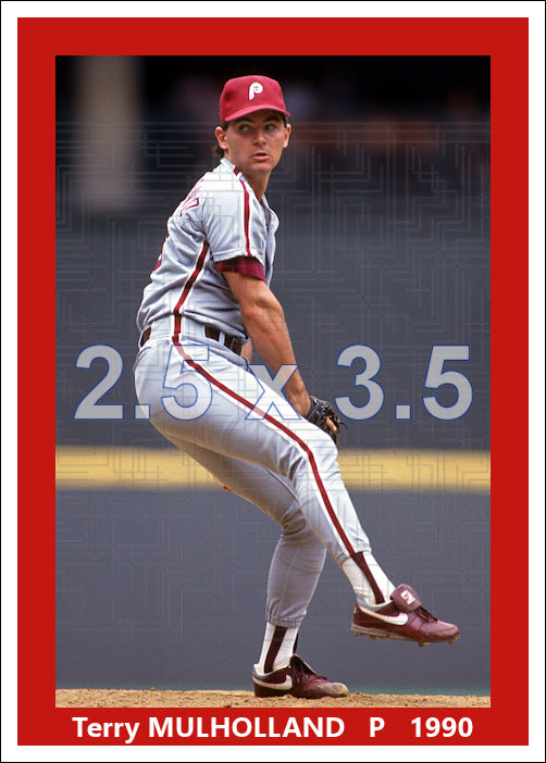 Terry Mulholland - 1990 Philadelphia Phillies - choose a size & style