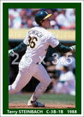 Terry Steinbach - 1988 Oakland Athletics - choose a size & style