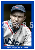 Tex Carleton - 1938 Chicago Cubs - choose a size & style