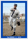 Tex Erwin - 1913 Brooklyn Dodgers - choose a size & style