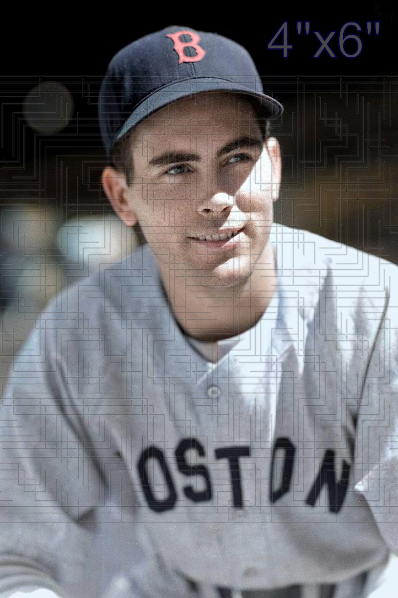 Tex Hughson - 1942 Boston Red Sox - choose a size & style