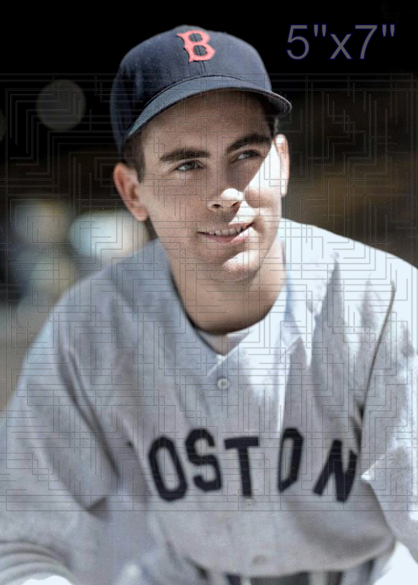 Tex Hughson - 1942 Boston Red Sox - choose a size & style