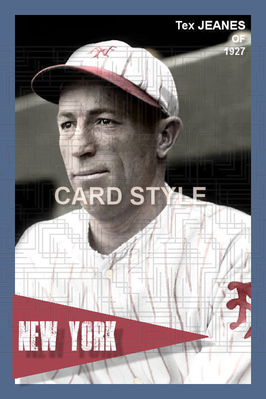 Tex Jeanes - 1927 New York Giants - choose a size & style