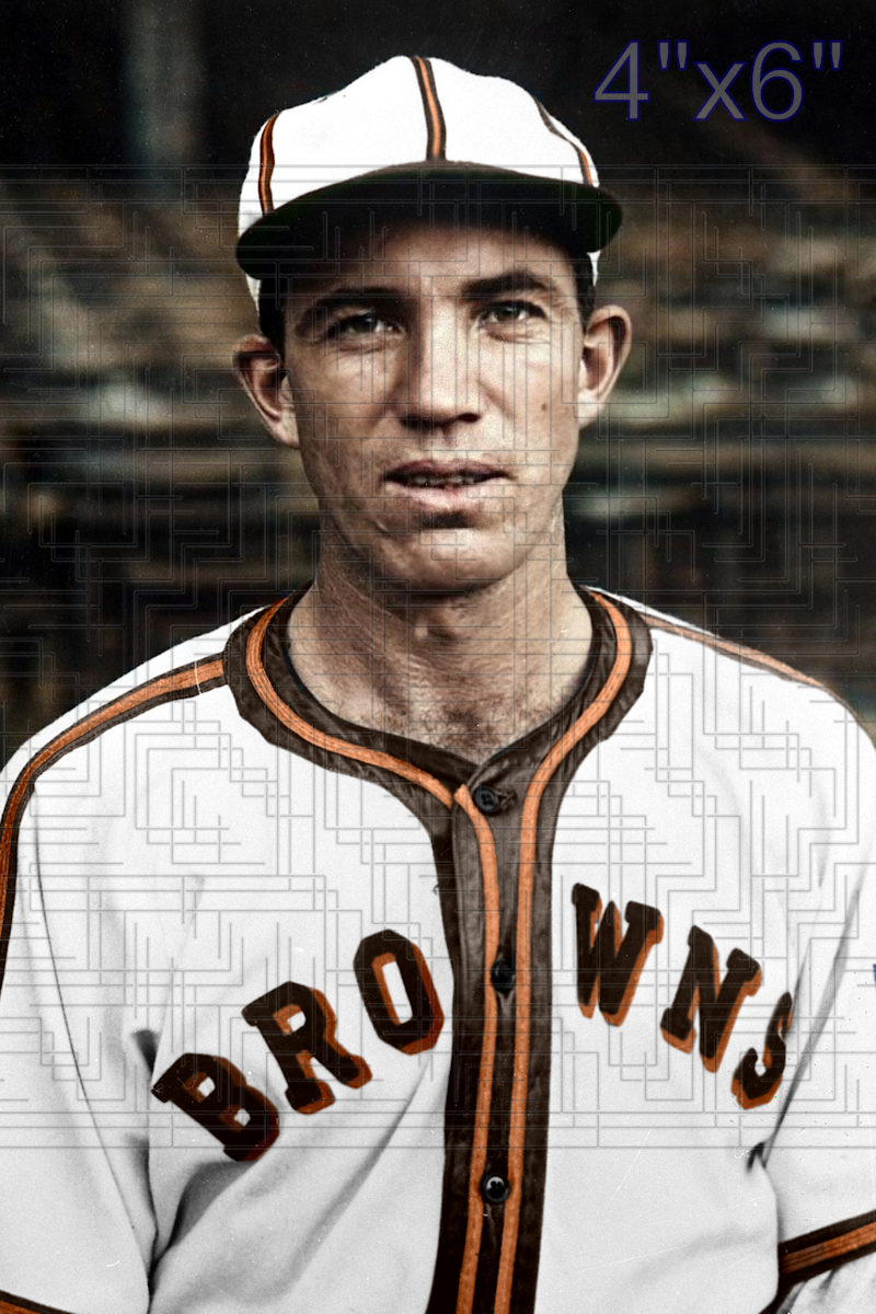 Tex Shirley - 1945 St. Louis Browns - choose a size & style