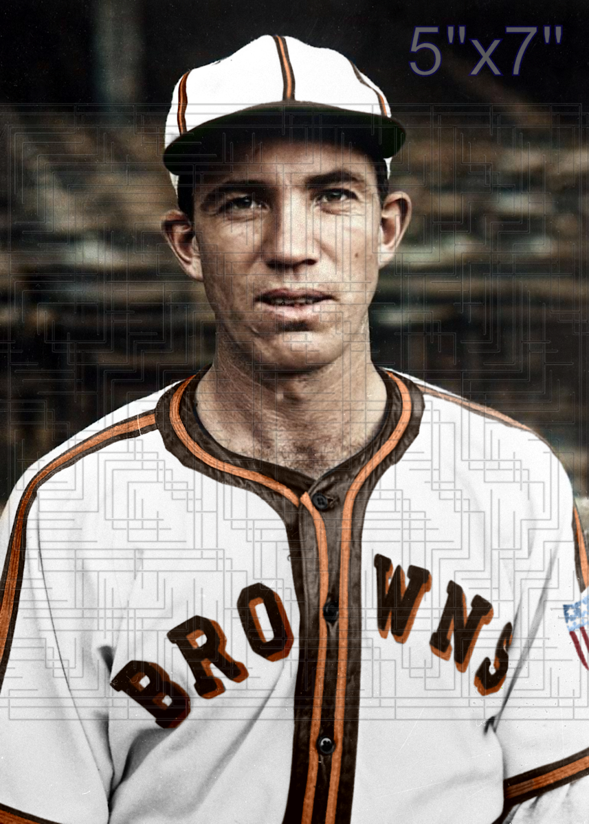 Tex Shirley - 1945 St. Louis Browns - choose a size & style