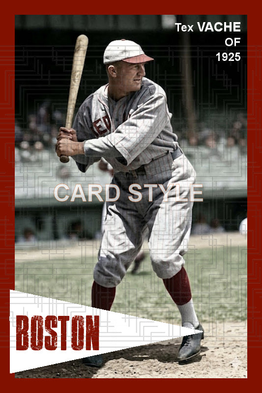 Tex Vache - 1925 Boston Red Sox - choose a size & style