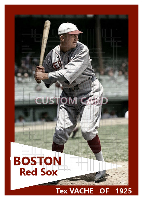Tex Vache - 1925 Boston Red Sox - choose a size & style