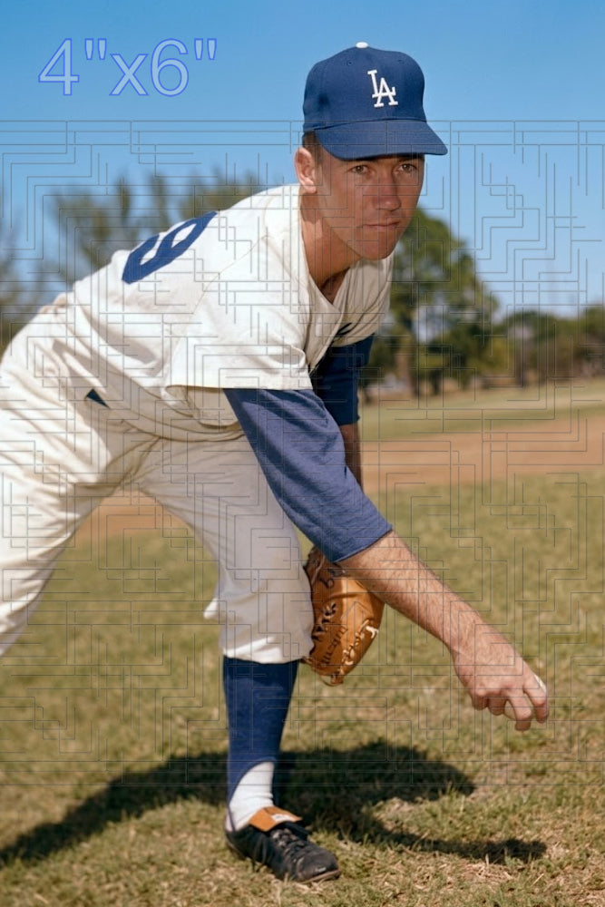 Thad Tillotson - 1962 Los Angeles Dodgers - choose a size & style