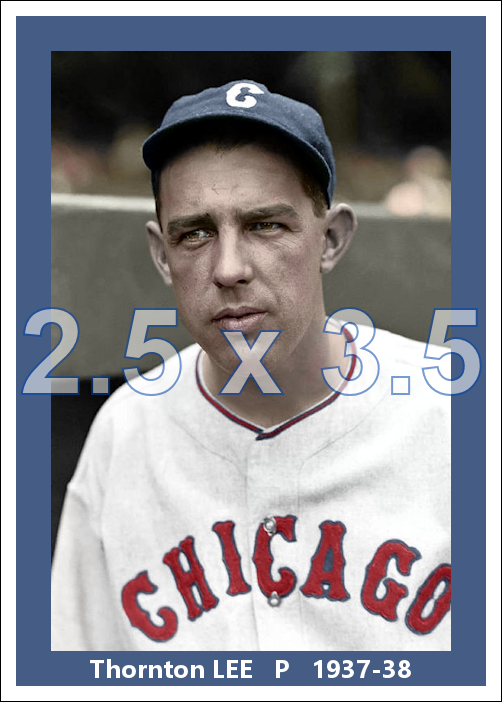 Thornton Lee - 1937-38 Chicago White Sox - choose a size & style