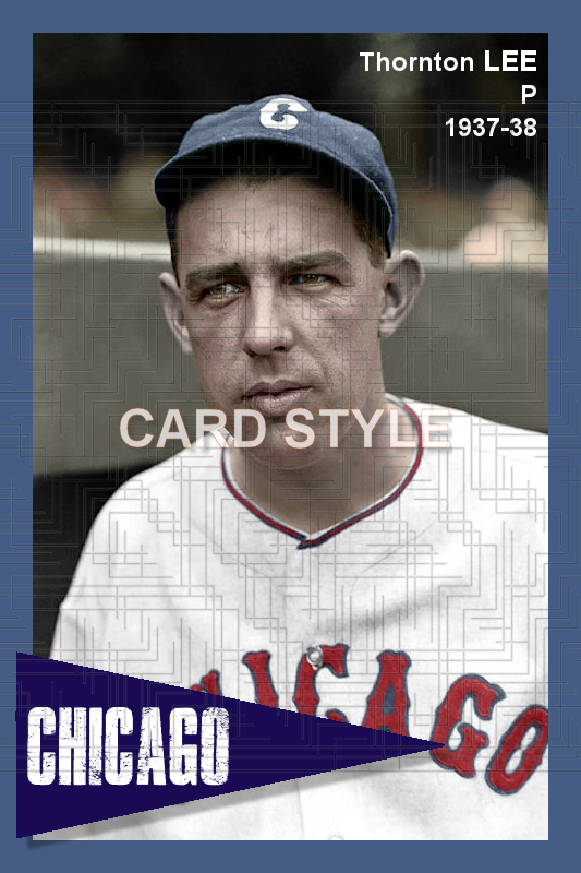 Thornton Lee - 1937-38 Chicago White Sox - choose a size & style