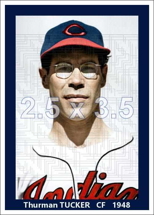 Thurman Tucker - 1948 Cleveland Indians - choose a size & style